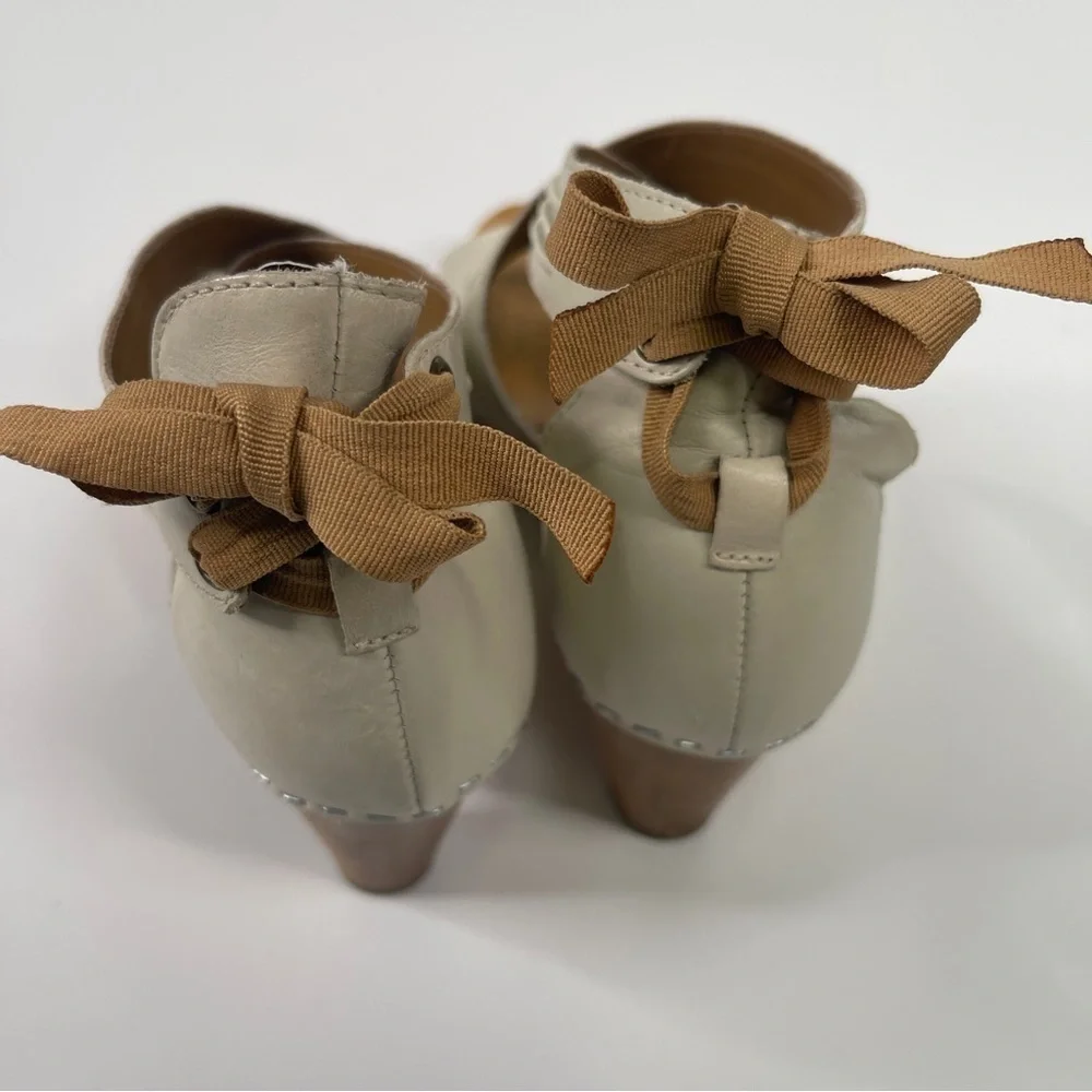 Anthropologie Miss Albright Peep Toe Heels Size 6.5
